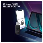 Cosmic Byte Hades 2.4Ghz Wireless + Bluetooth Headphone, 20ms Latency, 100Hrs Battery Life, 53mm Driver (Black) - Image 6