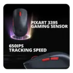 Cosmic Byte Hypernova Tri-Mode Wireless/Bluetooth/Wired Gaming Mouse (Pixart 3395 sensor,55 gms Lightweight,200-26000 DPI,8000 Hz Polling rate,Replacable Battery) - Image 3