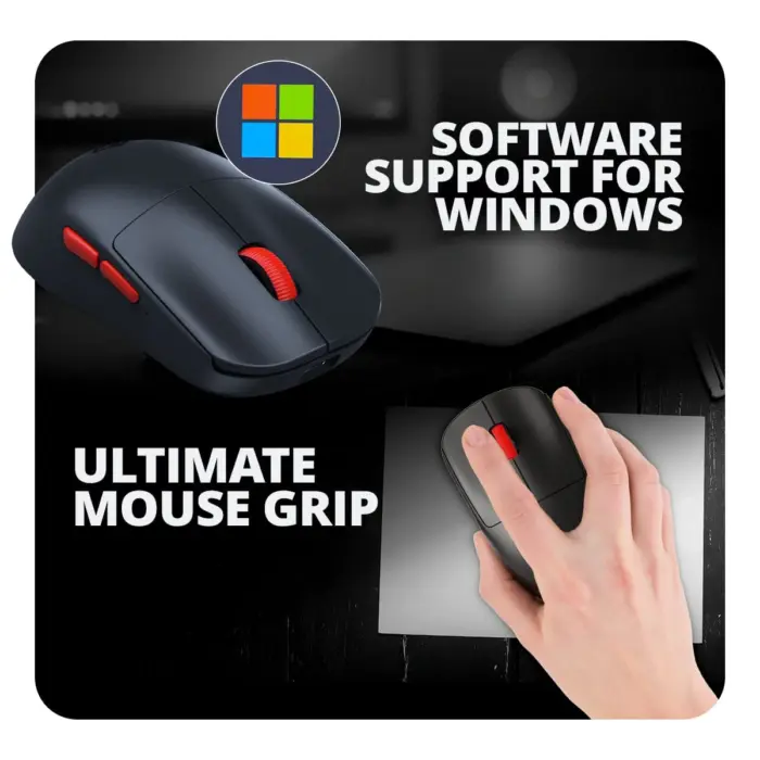 Cosmic Byte Hypernova Tri-Mode Wireless/Bluetooth/Wired Gaming Mouse (Pixart 3395 sensor,55 gms Lightweight,200-26000 DPI,8000 Hz Polling rate,Replacable Battery) - Image 7