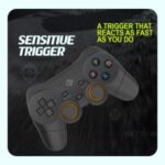 Cosmic Byte Nexus Wireless Controller, Dual Vibration Motors,Sensitive Triggers,2AAA battery Black - Image 4