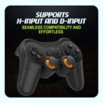 Cosmic Byte Nexus Wireless Controller, Dual Vibration Motors,Sensitive Triggers,2AAA battery Black - Image 3