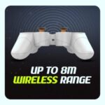 Cosmic Byte Nexus Wireless Controller, Dual Vibration Motors,Sensitive Triggers,2AAA battery White - Image 7