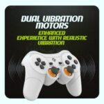 Cosmic Byte Nexus Wireless Controller, Dual Vibration Motors,Sensitive Triggers,2AAA battery White - Image 5