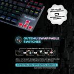 Cosmic Byte Pandora TKL Rainbow LED Mechanical Keyboard, Red Switches CB-GK-26 - Image 9