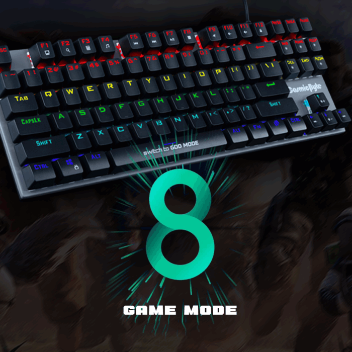 Cosmic Byte Pandora TKL Rainbow LED Mechanical Keyboard, Red Switches CB-GK-26 - Image 8