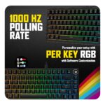 Cosmic Byte Phantom TKL GK43 Gasket Mechanical Wired Swappable Keyboard with PreLubed Switches (Black) - Image 5
