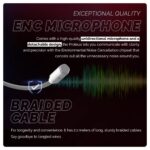 Cosmic Byte Proteus 7.1 RGB,Dual Input Headphone,ENC Microphone (Available Colours-White) - Image 3