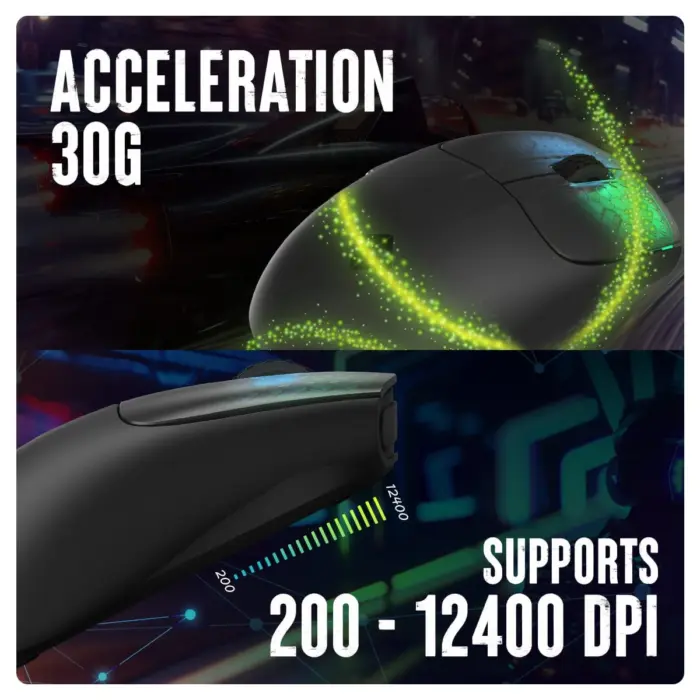 Cosmic Byte Pulse Wired Gaming Mouse, 40 gm Lightweight, 1000 Hz Polling rate,Pixart 3327 Sensor,200-12400 DPI - Image 6