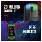 Cosmic Byte Pulse Wired Gaming Mouse, 40 gm Lightweight, 1000 Hz Polling rate,Pixart 3327 Sensor,200-12400 DPI - Image 3
