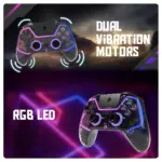 Cosmic Byte Quantum Dual Mode Bluetooth + Wired Controller for PS4, PC, iOS, Android, Switch, Hall effect Triggers and Joystick - Image 7