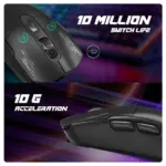 Cosmic Byte Raptor Dual Mode Wireless + Wired Gaming Mouse - Image 4
