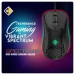 Cosmic Byte Spectrum, RGB Honeycomb Gaming Mouse,1000Hz Polling Rate,6 Buttons,Customizable DPI - Image 2