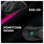 Cosmic Byte Spectrum, RGB Honeycomb Gaming Mouse,1000Hz Polling Rate,6 Buttons,Customizable DPI - Image 4