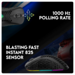 Cosmic Byte Spectrum, RGB Honeycomb Gaming Mouse,1000Hz Polling Rate,6 Buttons,Customizable DPI - Image 3