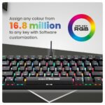 Cosmic Byte Themis 61 key Mechanical Per Key RGB Keyboard with Software,Outemu Blue Switch - Image 6