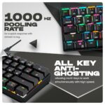 Cosmic Byte Themis 61 key Mechanical Per Key RGB Keyboard with Software,Outemu Blue Switch - Image 5