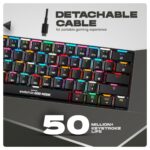 Cosmic Byte Themis 61 key Mechanical Per Key RGB Keyboard with Software,Outemu Blue Switch - Image 2