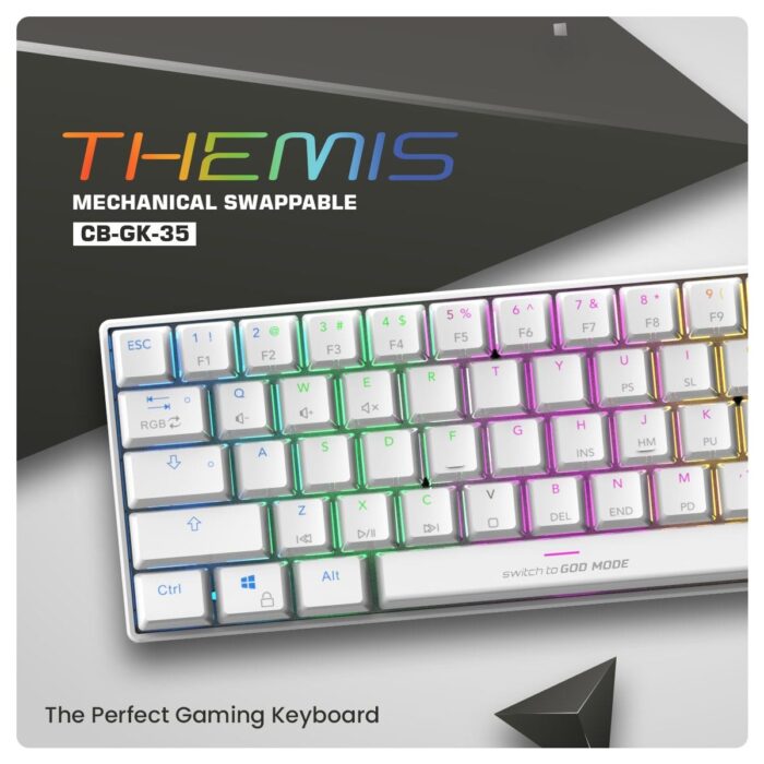 Cosmic Byte Themis Mechanical Gaming Keyboard Upgraded with Swappable Switches - Image 8