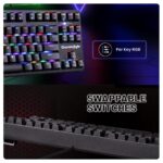 Cosmic Byte Trinity Optical Swappable Switch Keyboard CB-GK-39 Wireless - Image 3