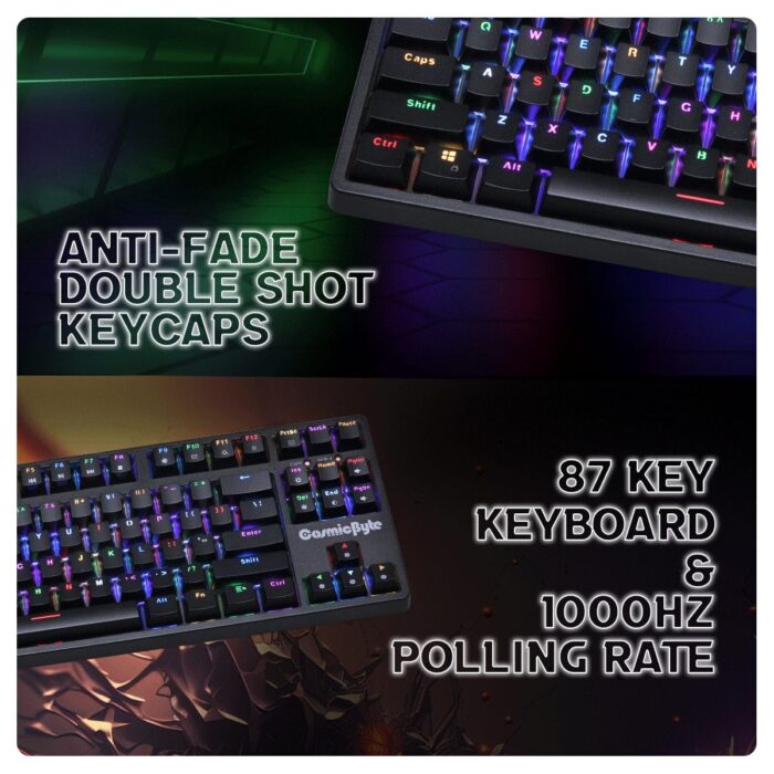Cosmic Byte Trinity Optical Swappable Switch Keyboard CB-GK-39 Wireless - Image 5
