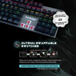 Cosmic Byte Vanth Full Length Rainbow LED Mechanical Keyboard, Outemu Red Switch - Image 3
