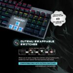 Cosmic Byte Vanth Full Length Rainbow LED Mechanical Keyboard, Outemu Blue Switch - Image 8