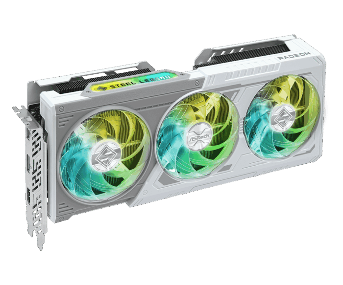 AsRock AMD Radeon RX 9060 XT Steel Legend 16GB OC Edition Graphics Card - Image 5