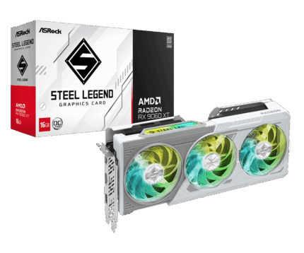 AsRock Radeon RX 9060 XT Steel Legend 16GB OC Edition