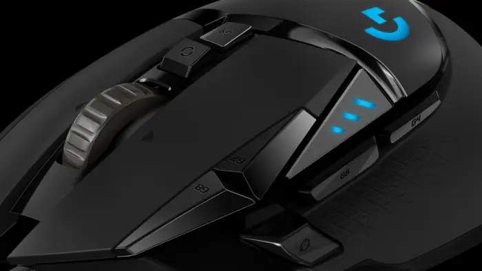 Logitech G502 Hero High Performance Wired Gaming Mouse, Hero 25K Sensor, 25,600 DPI, RGB, Adjustable Weights, 11 Programmable Buttons, On-Board Memory, PC/Mac - Black - Image 4