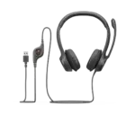 Logitech H390 Wired On Ear Headset for PC/Laptop, Stereo Headphones with Noise Cancelling Microphone, USB-A, In-Line Controls, Works with Chromebook - Image 3