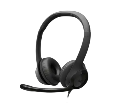 Logitech H390 Black Wired On Ear Headset
