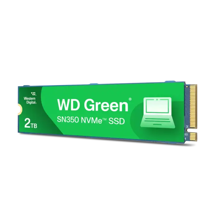Western Digital Green SN350 NVMe 2TB, Upto 3200MB/s, 3 Y Warranty, PCIe Gen 3 NVMe M.2 (2280), Internal Solid State Drive (SSD) - Image 3