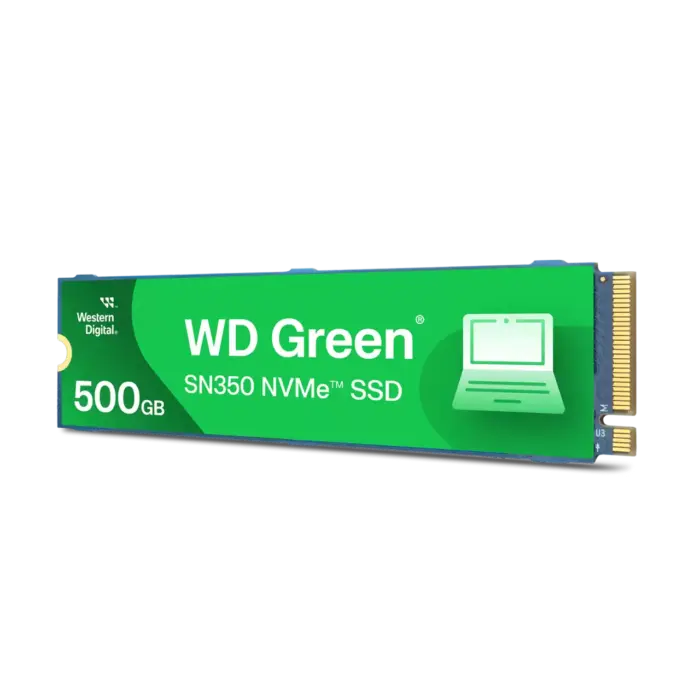 Western Digital Green SN350 PCIe Gen 3 NVMe SSD, 500GB - Image 2