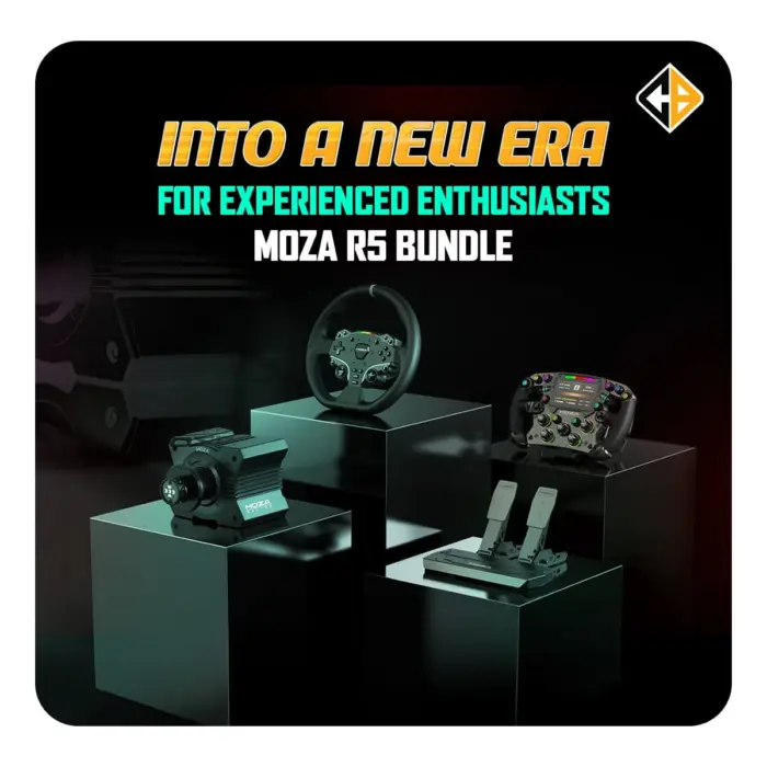 Cosmic Byte Moza SR-P Pedals (Throttle + Brake Pedal) No Clutch- Sold Separately - Image 6