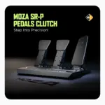 Cosmic Byte Moza SR-P Pedals (Throttle + Brake Pedal) No Clutch- Sold Separately - Image 2