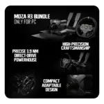 Cosmic Byte Moza SR-P Pedals (Throttle + Brake Pedal) No Clutch- Sold Separately - Image 7