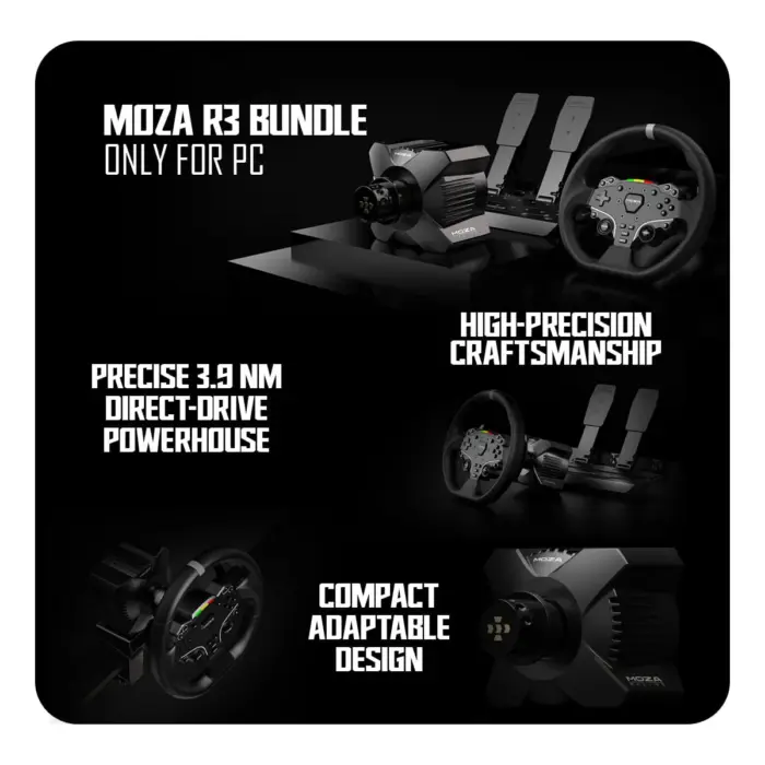 Cosmic Byte Moza SR-P Pedals (Throttle + Brake Pedal) No Clutch- Sold Separately - Image 7