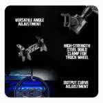 Cosmic Byte Moza Trucking Racing Bundle for PC, R5 Wheelbase, TSW Truck Wheel, SR-P Lite Pedals, Clamp for Truck Wheel - Image 8