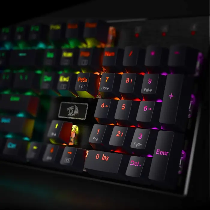Redragon Devarajas K556 - 104 Keys Wired Mechanical Keyboard (Brown Switch) - Image 7