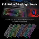 Redragon Dyaus Pro K509-1 - 104 Keys RGB Wired Keyboard without side LED (Mechanical Feel) - Image 5