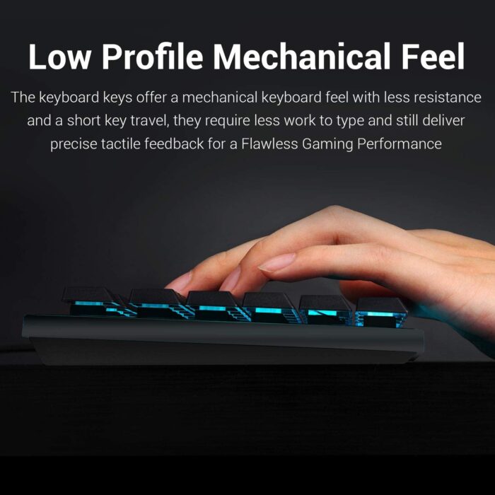 Redragon Dyaus Pro K509-1 - 104 Keys RGB Wired Keyboard without side LED (Mechanical Feel) - Image 4