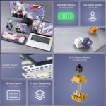 Redragon Eisa Pro K686 Pro Wired+2.4Ghz+BT Mechanical Keyboard Anime Theme (Custom Hi-Fi Linear Switch) - Image 2