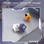 Redragon Eisa Pro K686 Pro Wired+2.4Ghz+BT Mechanical Keyboard Anime Theme (Custom Hi-Fi Linear Switch) - Image 3