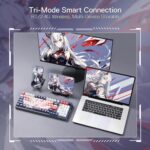 Redragon Eisa Pro K686 Pro Wired+2.4Ghz+BT Mechanical Keyboard Anime Theme (Custom Hi-Fi Linear Switch) - Image 6
