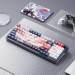 Redragon Eisa Pro K686 Pro Wired+2.4Ghz+BT Mechanical Keyboard Anime Theme (Custom Hi-Fi Linear Switch) - Image 9