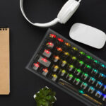 Redragon Fizz K617 - 60% Wired Mechanical Keyboard Black Transparent (Translucent Custom Switch) - Image 7