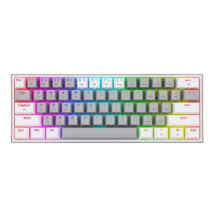 Redragon Fizz Pro K616 Grey & White Keyboard