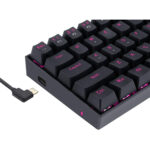 Redragon Dragon Born K630 - 60% Wired Mechanical Keyboard Pink LED (Brown Switch) - Image 2