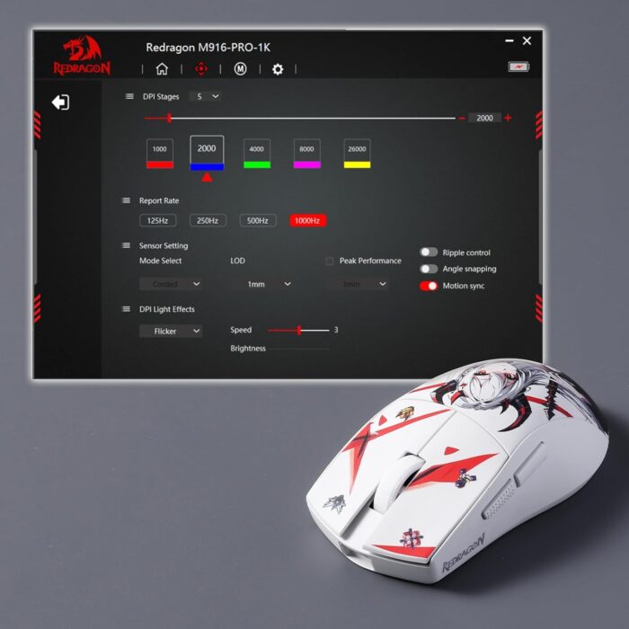 Redragon M916 AK Pro 3-Mode Gaming Mouse - Image 7