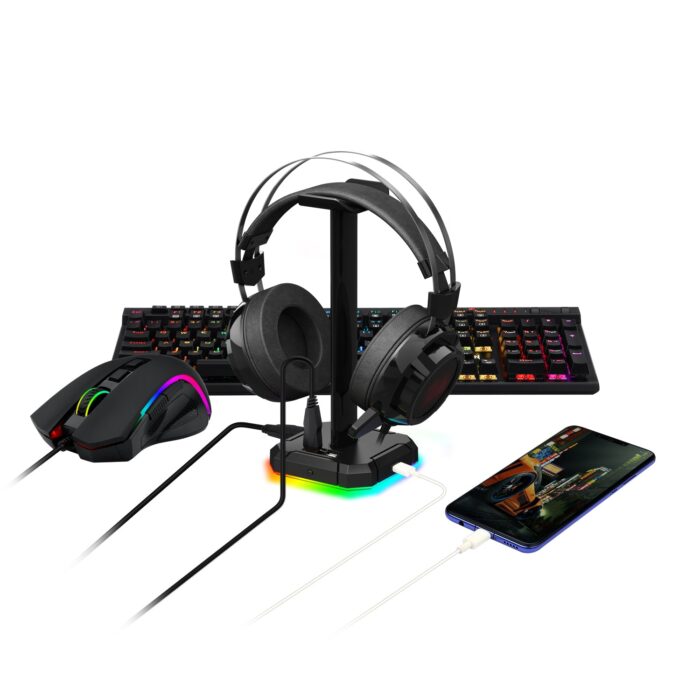 Redragon SCEPTER PRO HA300 Headphone Stand - Image 3